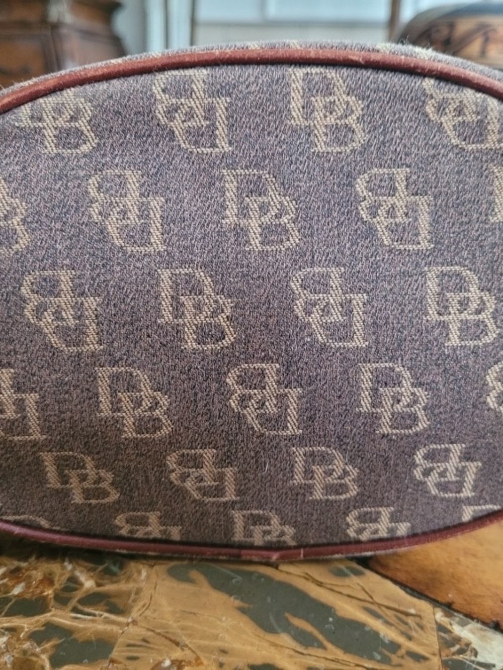 Dooney & Bourke Brown Signature Tote Bag - Picture 5 of 11